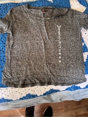Orangetheory Gray Marbled Tee